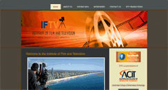 Desktop Screenshot of instituteoffilmandtv.com